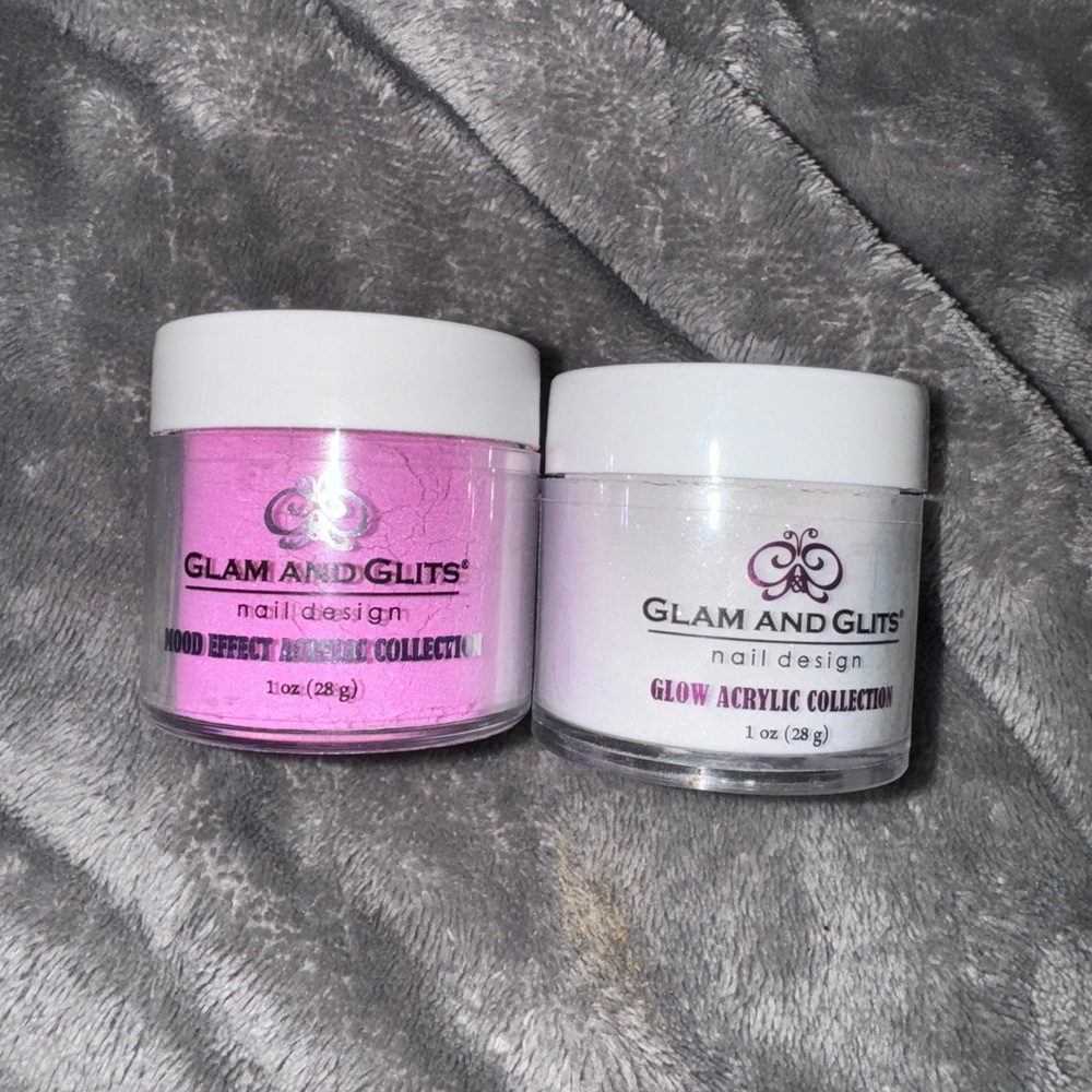 Glam and glitz acrylic powder